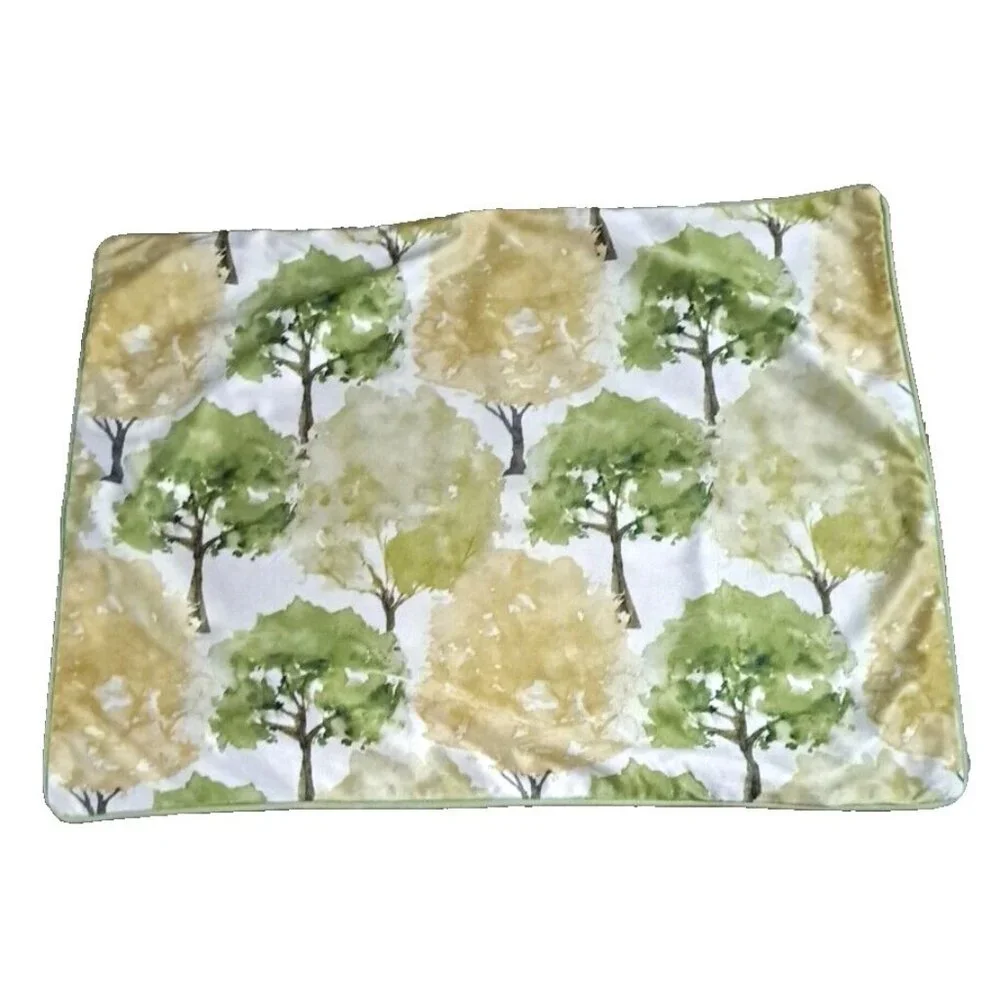 Concierge Collection Pillow Sham Standard Green Trees Forest Cottage Soft Nature